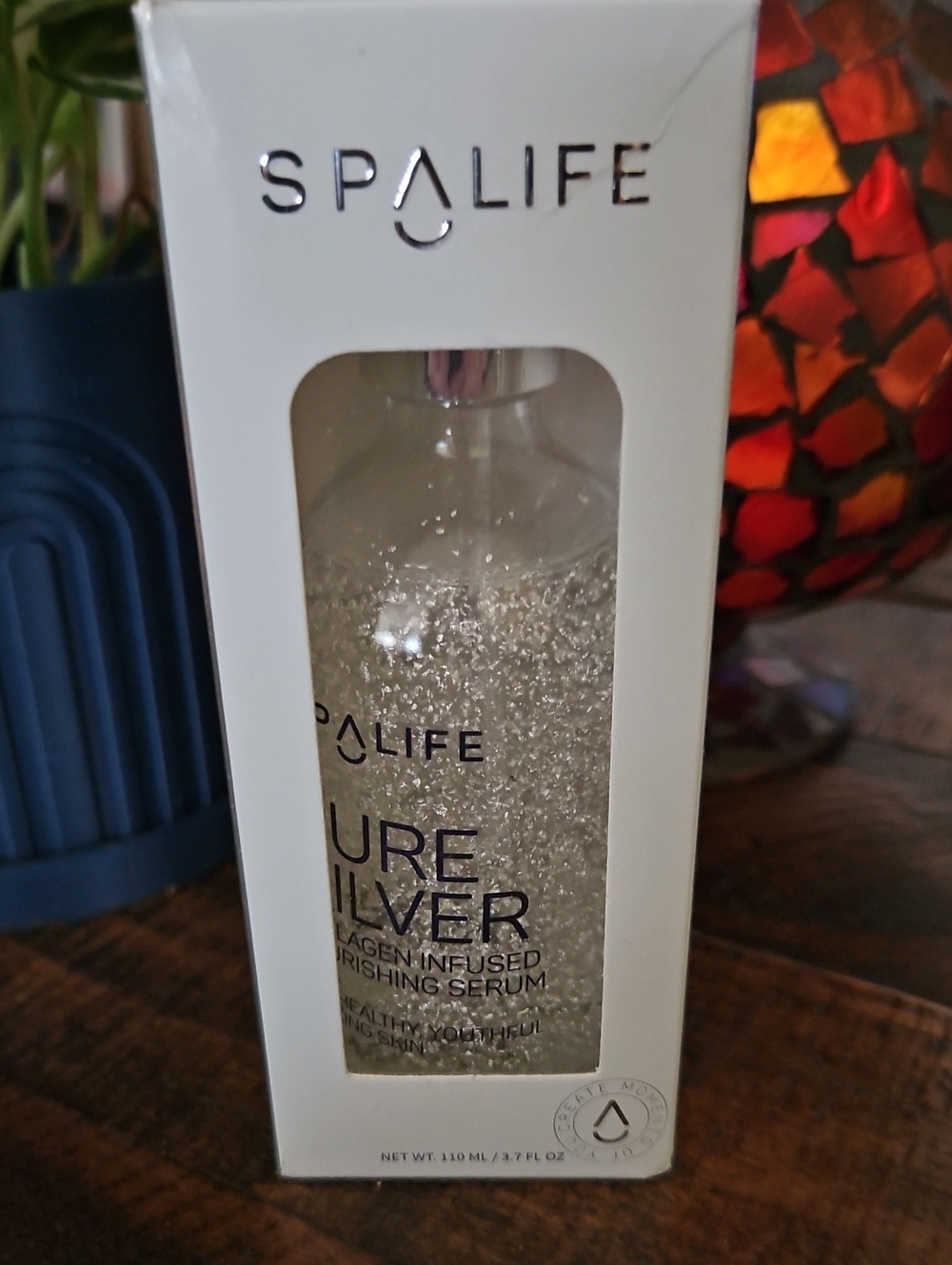 SPAlife Pure Silver Collagen-Infused Nourishing Serum - Silver